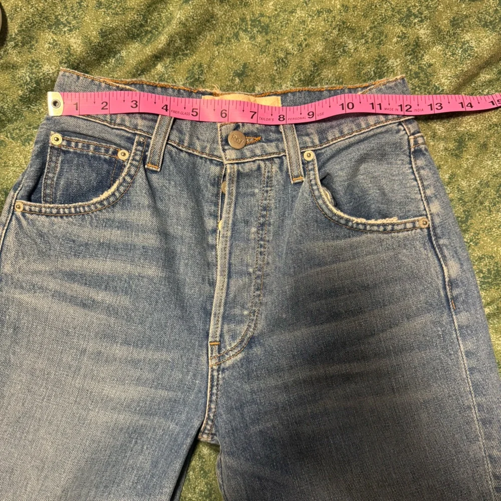 Reformation Cynthia High Rise Relaxed Jeans in Aegean - Women’s 23 - Picture 11 of 13